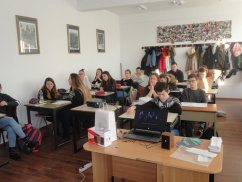 Népszerűsítő németórák a Szatmár megyei középiskolákban